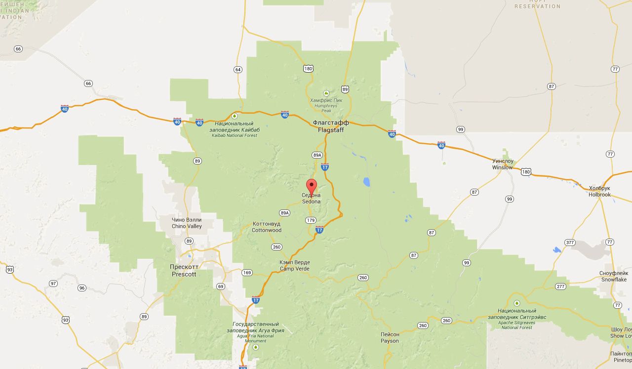 Карта местности