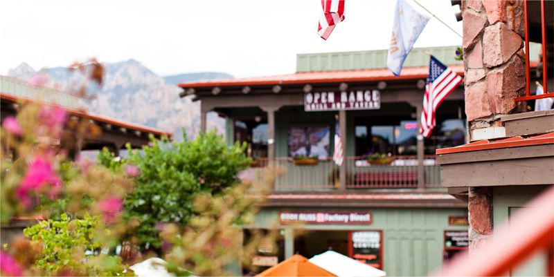 Вид на город Седона